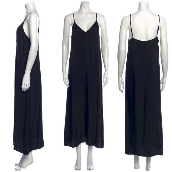 ๐JENNI KAYNE๐ Rio Slip Dress ~ Y2k 90s Satin Black Medium NWOT - Picture 10 of 16